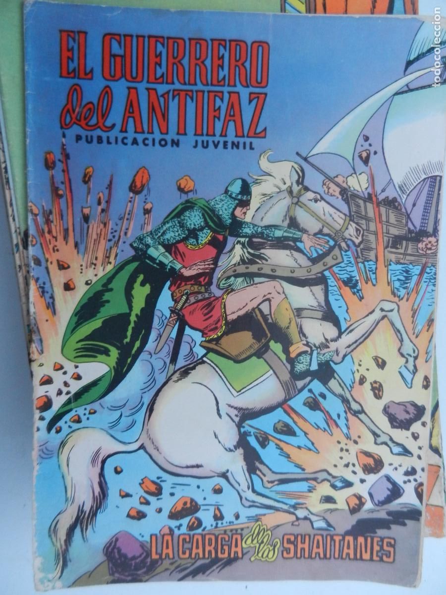 Tebeos: EL GUERRERO DEL ANTIFAZ N&ordm; 103- LA CARGA DE LOS SHAITANES - PUBLICACION JUVENIL -1974 - EDT VALENCIA