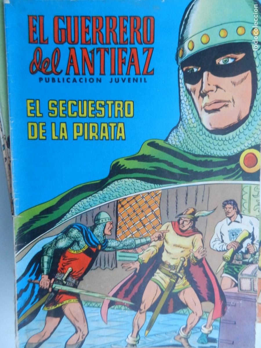 Tebeos: EL GUERRERO DEL ANTIFAZ N&ordm; 105- EL SECUESTRO DE LA PIRATA - PUBLICACION JUVENIL -1974 - EDT VALENCIA