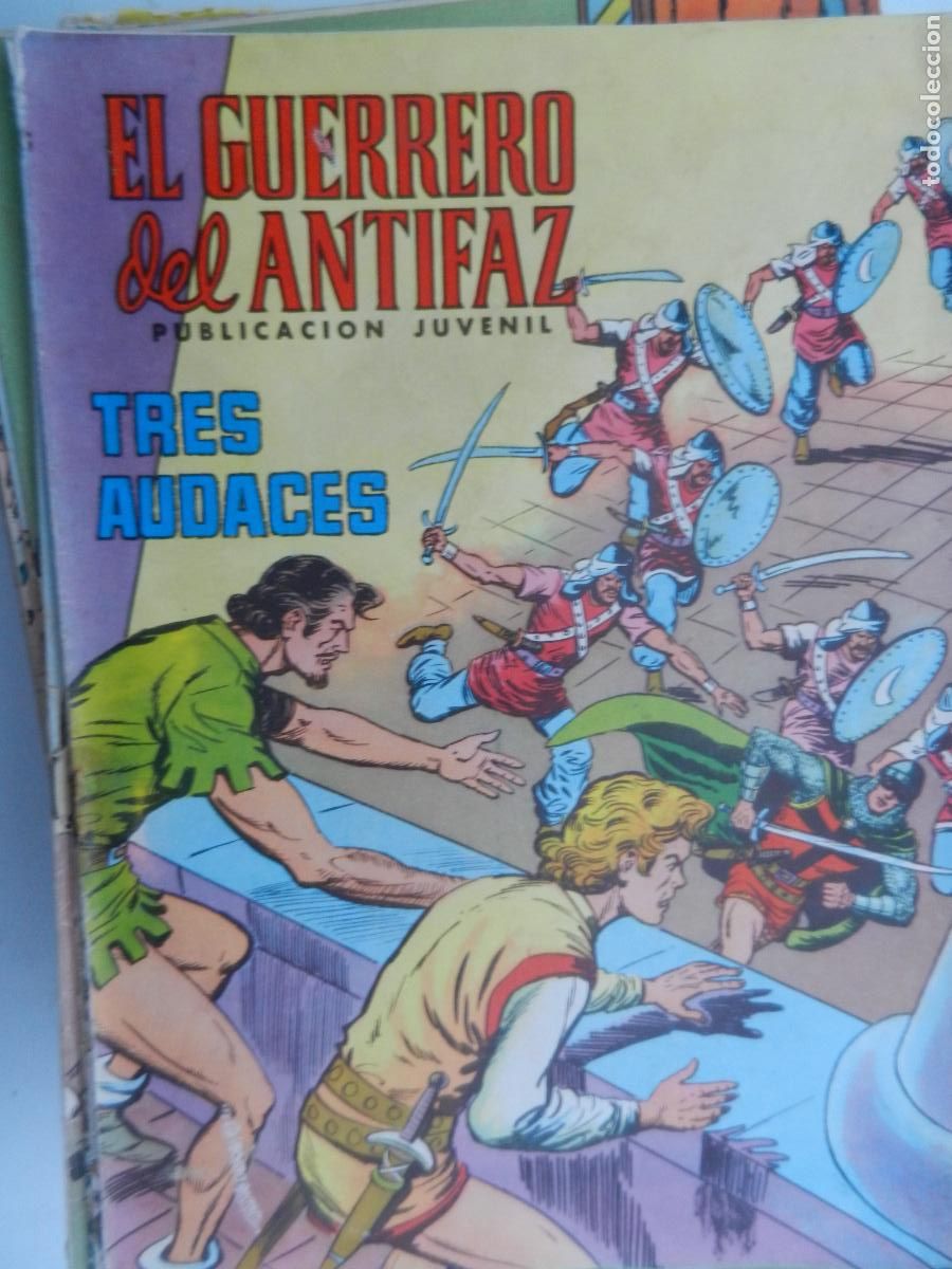 Tebeos: EL GUERRERO DEL ANTIFAZ N&ordm; 108- TRES AUDACES - PUBLICACION JUVENIL -1974 - EDT VALENCIA