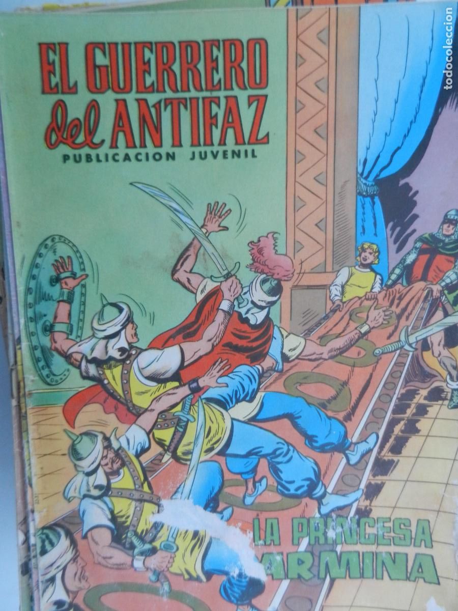 Tebeos: EL GUERRERO DEL ANTIFAZ N&ordm; 109- LA PRINCESA ARMINA - PUBLICACION JUVENIL -1974 - EDT VALENCIA