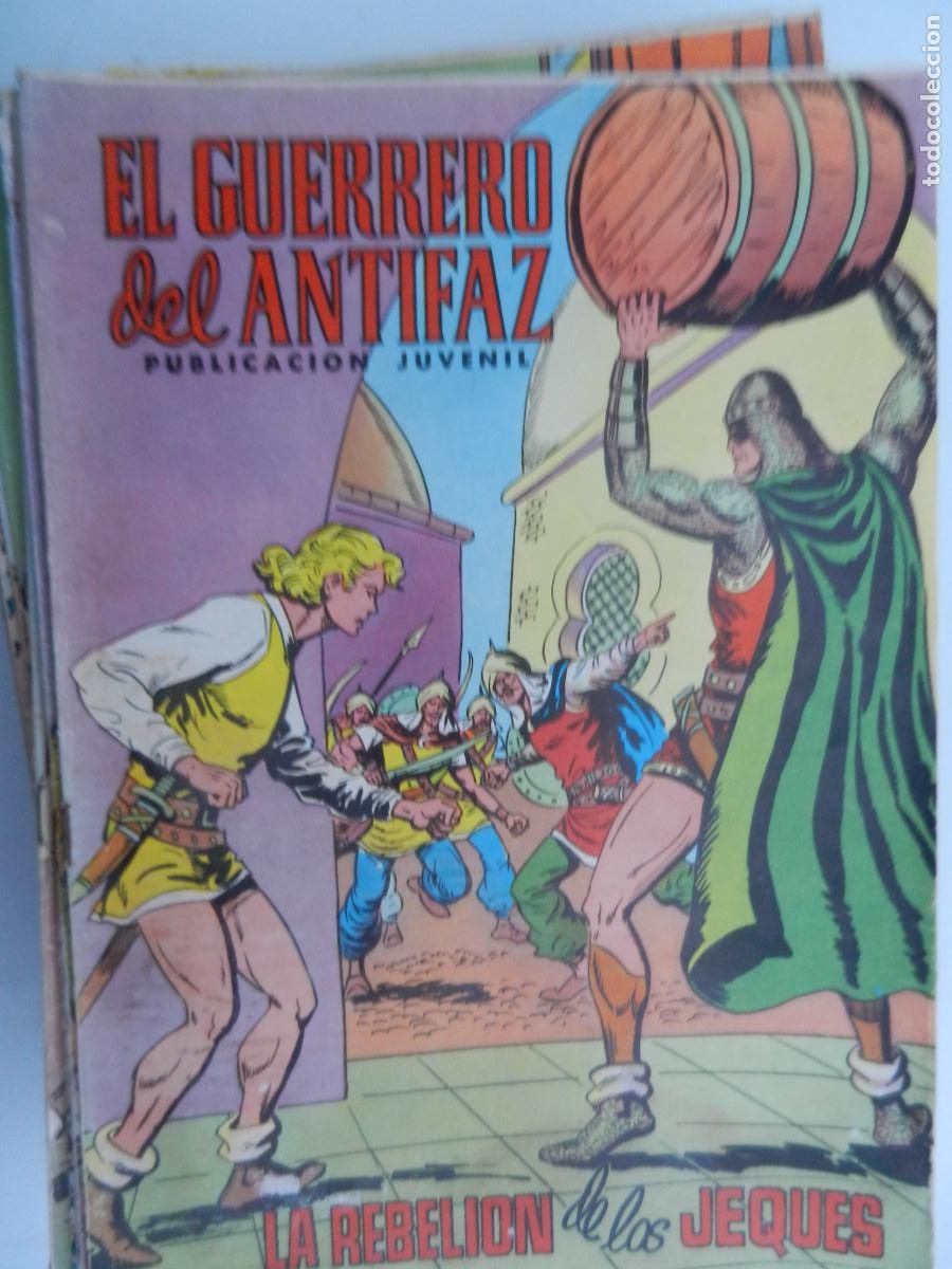 Tebeos: EL GUERRERO DEL ANTIFAZ N&ordm; 110- LA REBELION DE LOS JEQUES - PUBLICACION JUVENIL -1974 - EDT VALENCIA