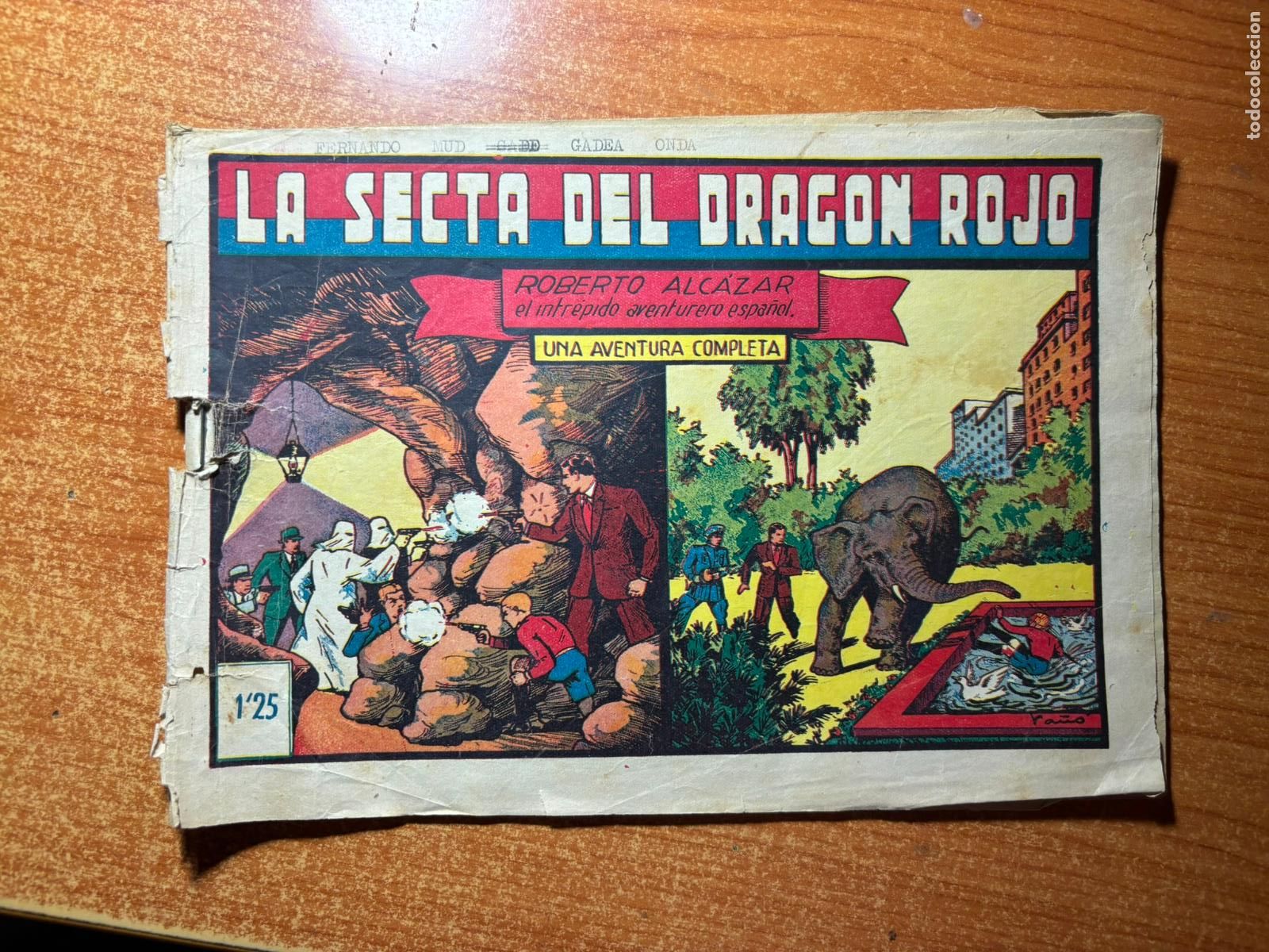 Tebeos: ROBERTO ALCAZAR Y PEDRIN N&ordm; 44 EDITORIAL VALENCIANA ORIGINAL
