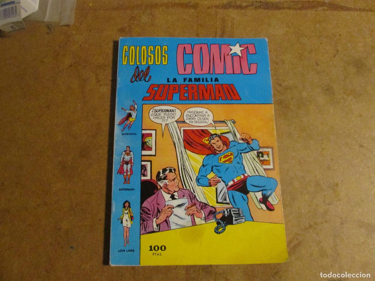 Tebeos: colosos del comic, la familia superman con los n&ordm;s 4-5-6, valenciana
