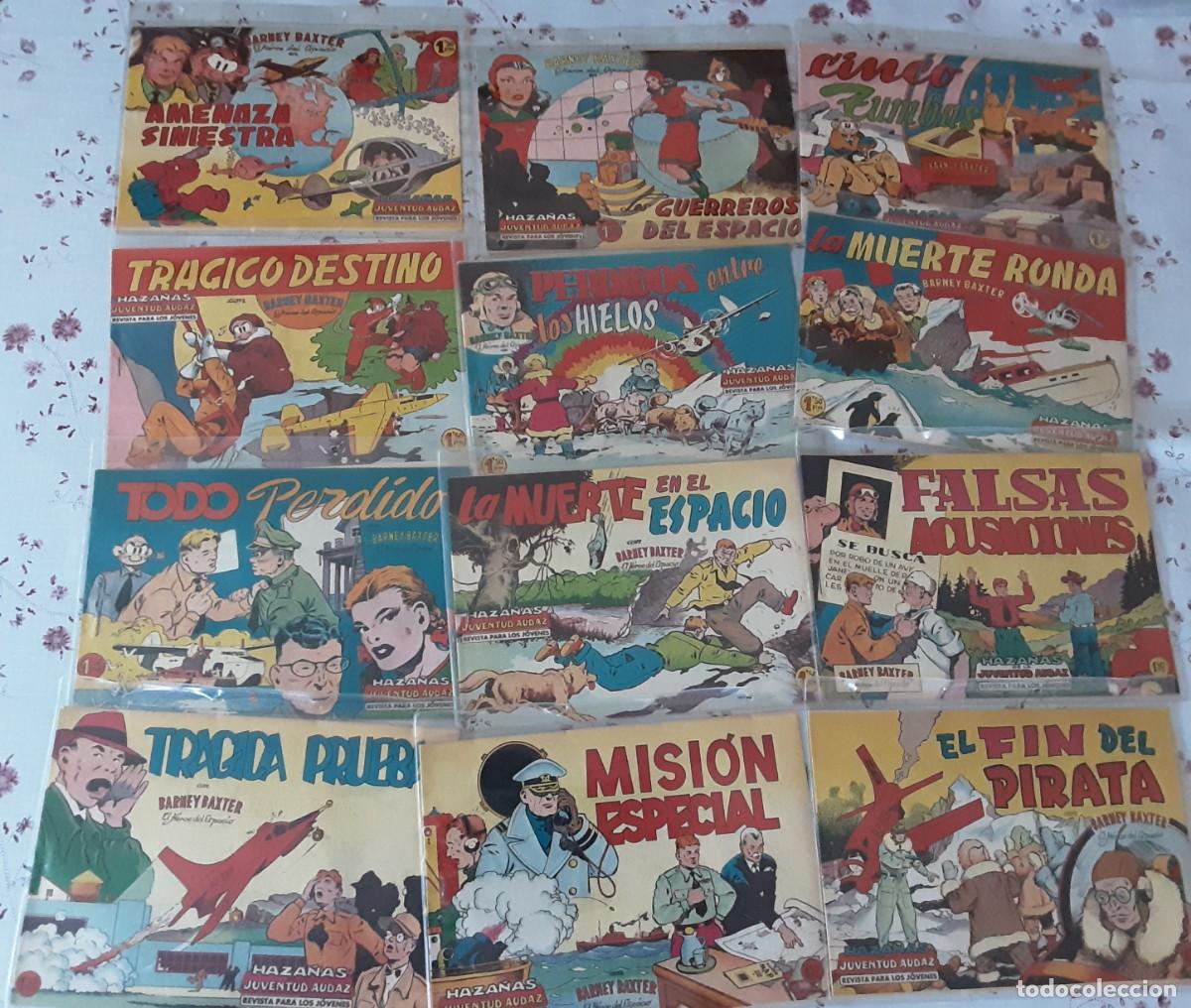 Tebeos: Barney Baxter el h&eacute;roe del espacio, colecci&oacute;n completa original 12 n&uacute;meros