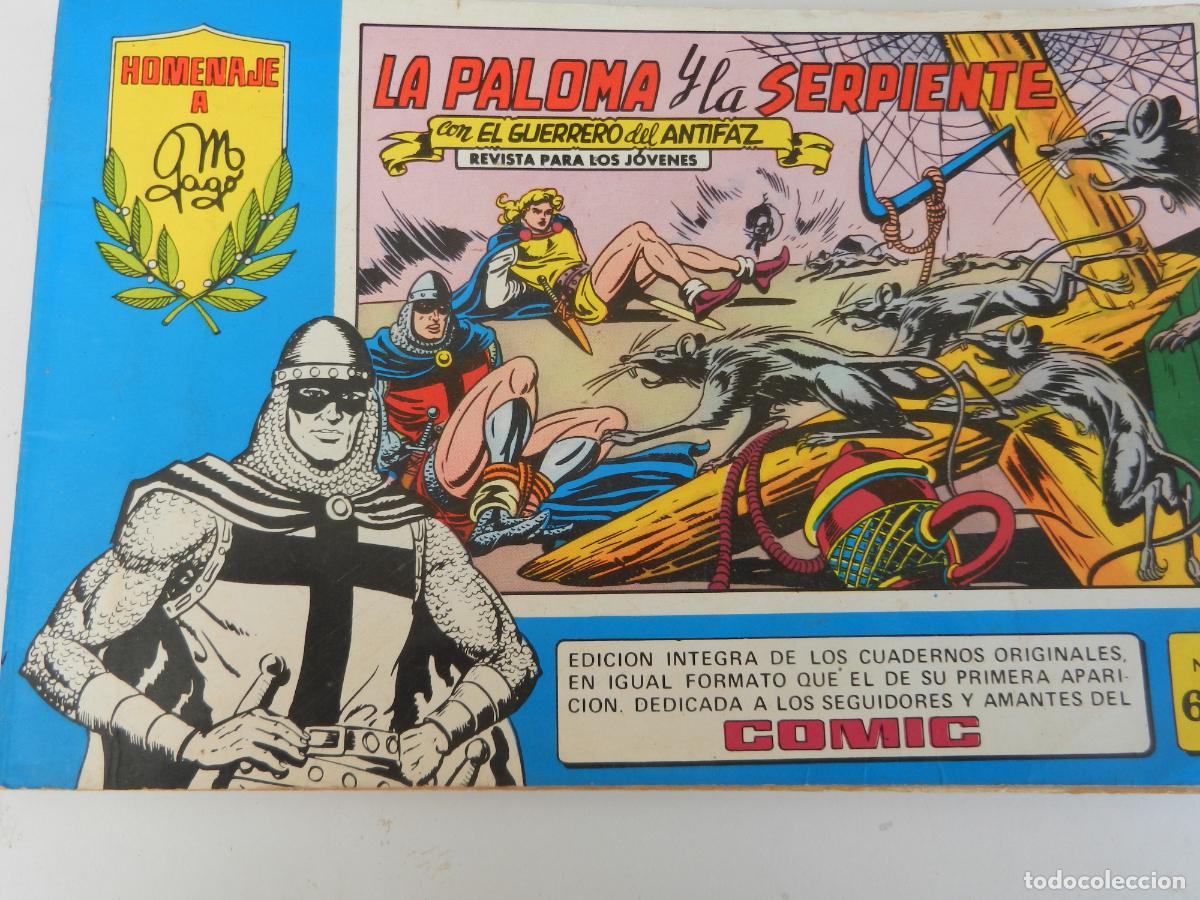 Tebeos: LA PALOMA Y LA SERPIENTE , CON EL GUERRERO DEL ANTIFAZ - N&ordm; 66 - VALENCIANA 1982