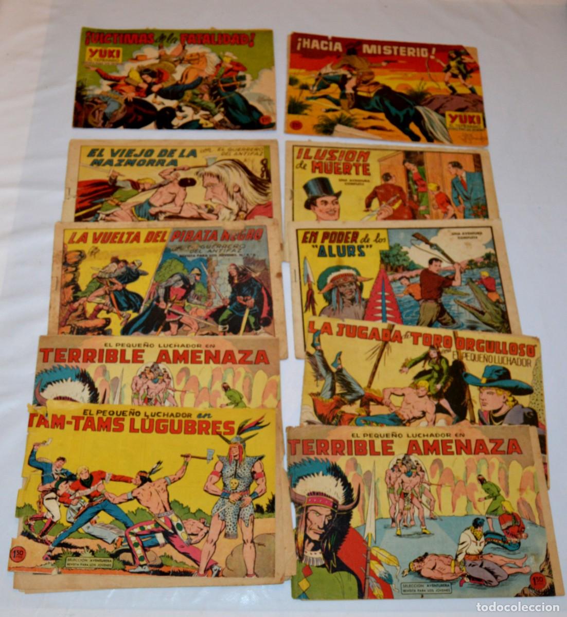 Tebeos: EDIT. VALENCIANA - LOTE DE 10 TEBEOS : ORIGINALES, YUKI, EL PEQUE&Ntilde;O LUCHADOR, GUERRERO DEL ANTIFAZ ,