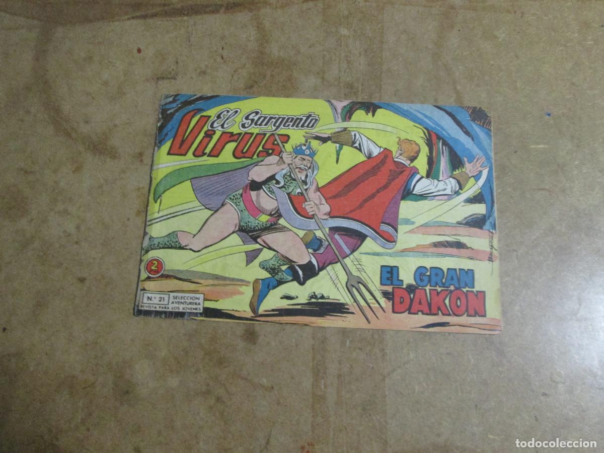 Tebeos: el sargento virus n&ordm; 21 de 24, original valenciana 1962