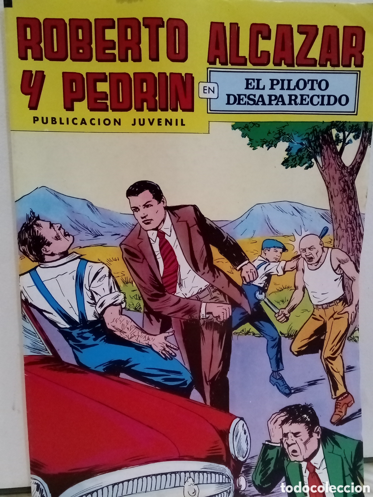 Tebeos: Roberto Alc&aacute;zar y Pedrin, En el piloto desaparecido
