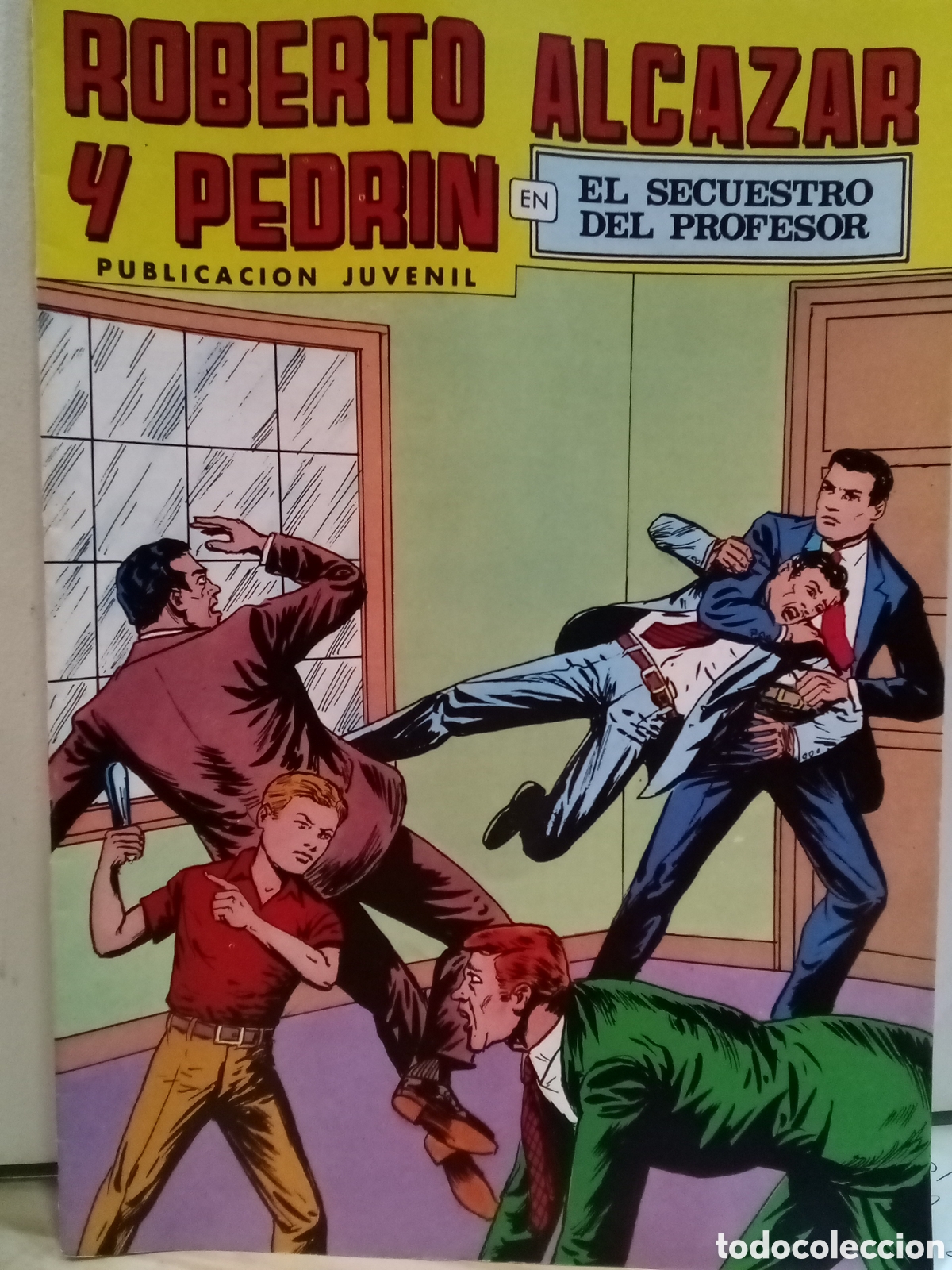 Tebeos: Roberto Alc&aacute;zar y Pedrin, En el secuestro del profesor