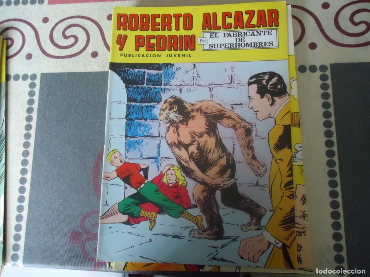 Tebeos: ROBERTO ALCAZAR, EL FABRICANTE DE SUPERHOMBRES