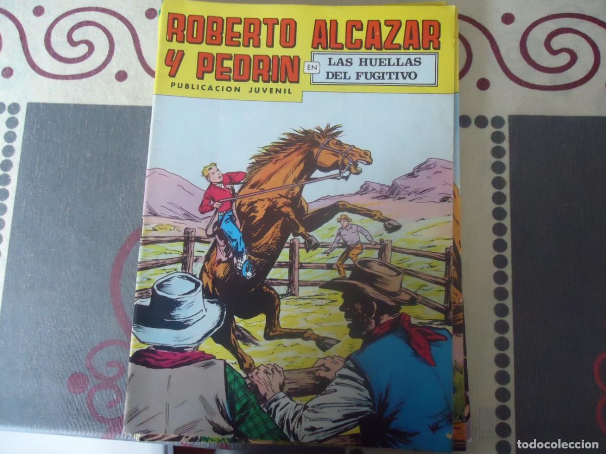 Tebeos: ROBERTO ALCAZAR, LAS HUELLAS DEL FUGITIVO