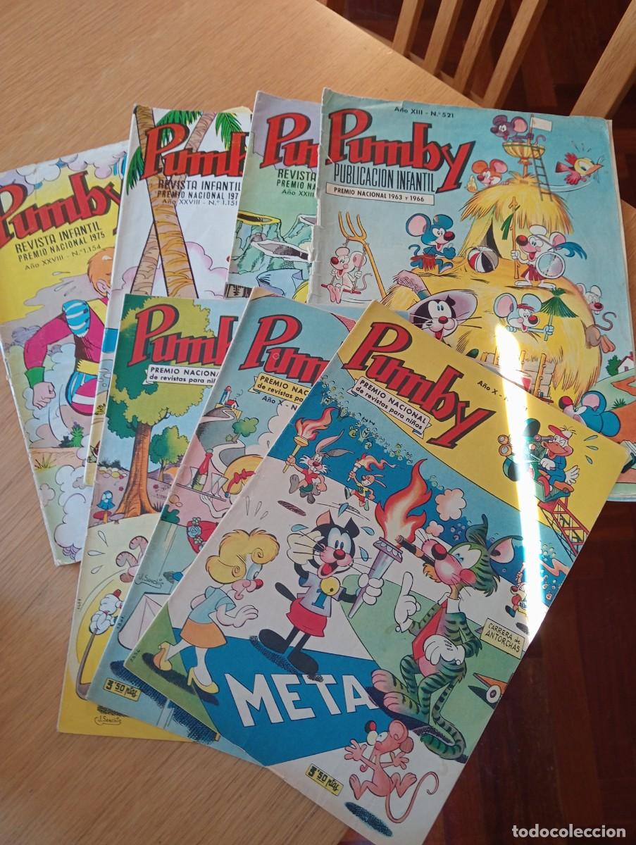 Livros de Banda Desenhada: LOTE CON 8 EJEMPLARES DE PUMBY (DE 1204). GRAPA. VALENCIANA. 1964 &ndash; 81.