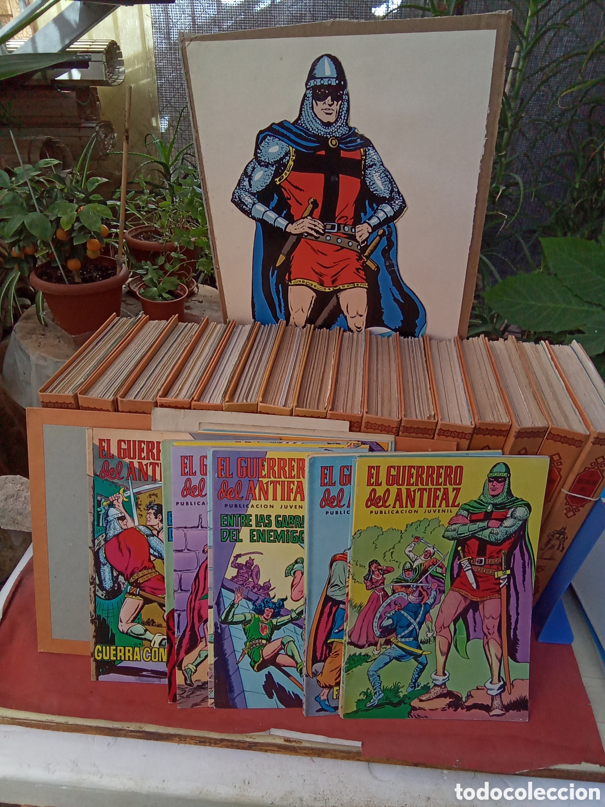 Tebeos: EL GUERRERO DEL ANTIFAZ . EDICI&Oacute;N 1972.COMPLETA 17 TOMOS . ED. VALENCIANA
