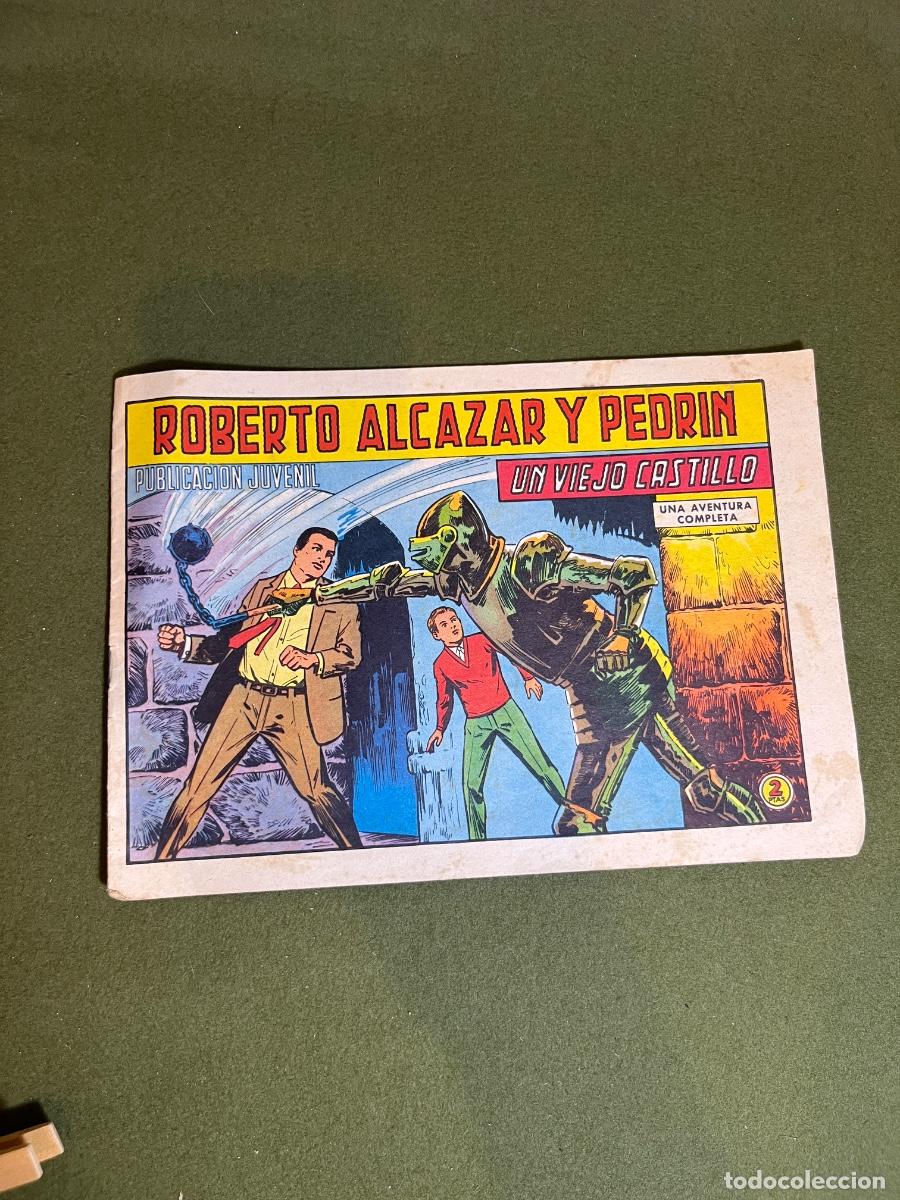Tebeos: Roberto Alc&aacute;zar y Pedr&iacute;n n&ordm; 837 Un viejo castillo Editorial Valenciana 1968 Original