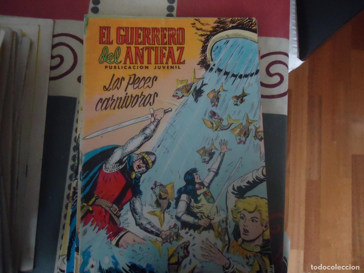 Tebeos: GUERRERO DEL ANTIFAZ N&ordm; 301, los peces carnivoros