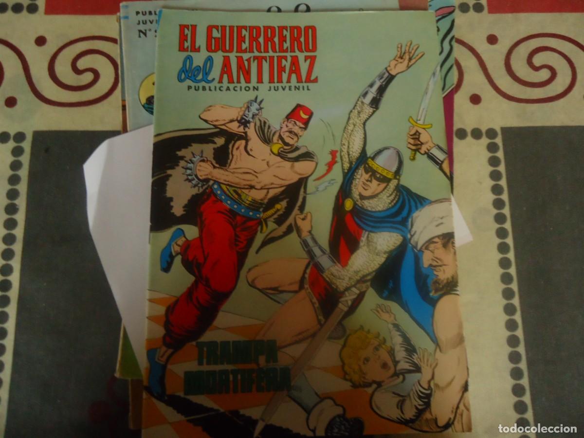 Tebeos: GUERRERO DEL ANTIFAZ N&ordm; 304, TRAMPA MORTIFERA