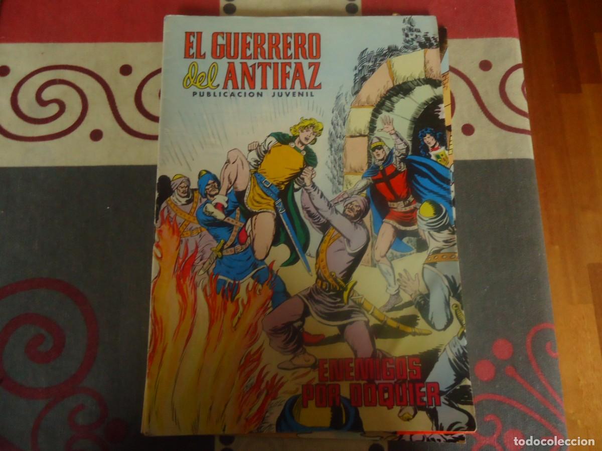 Tebeos: GUERRERO DEL ANTIFAZ N&ordm; 319, ENEMIGOS POR DOQUIER