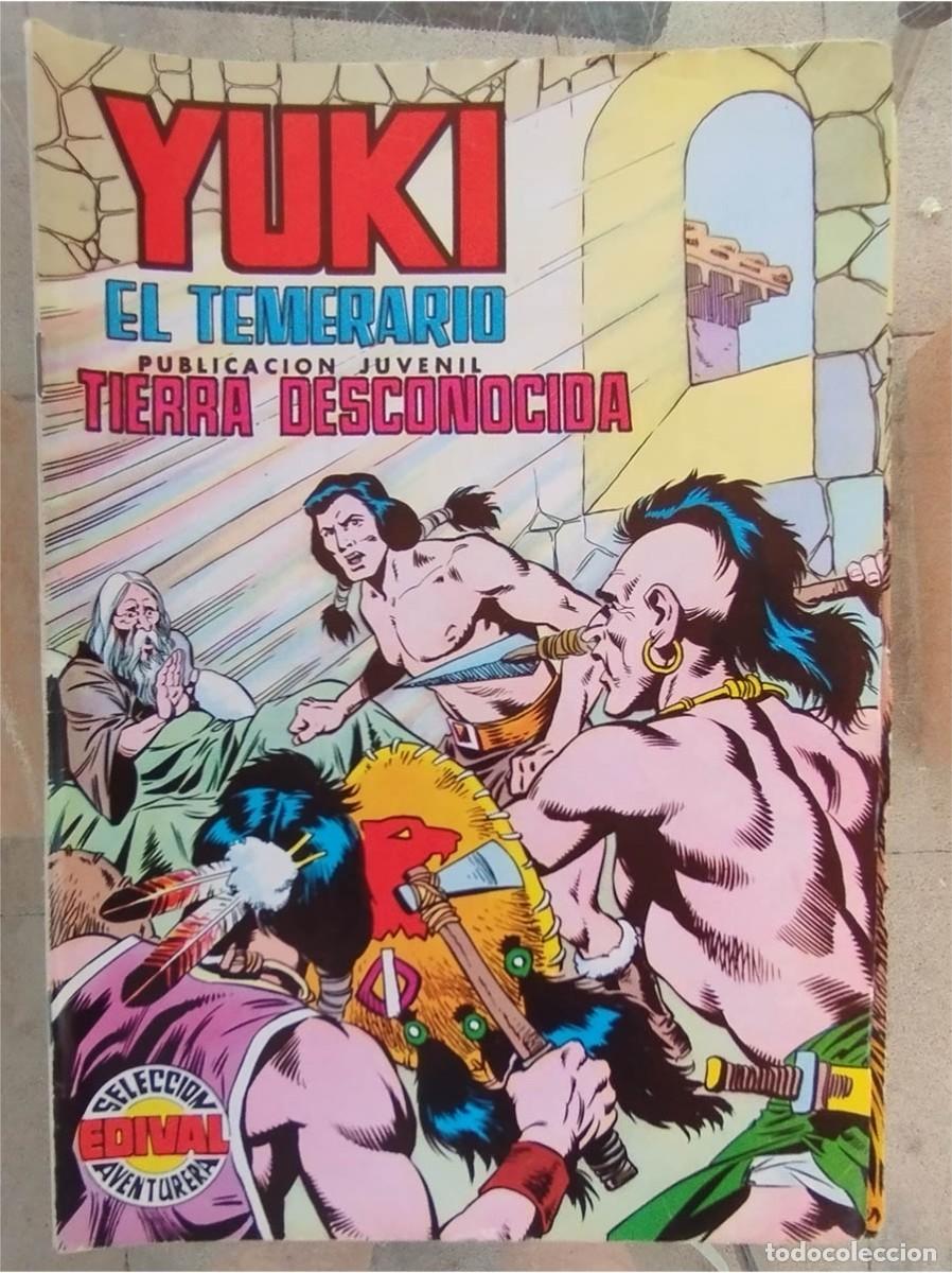 Tebeos: YUKI EL TEMERARIO N.&ordm; 19 TIERRA DESCONOCIDA EDIVAL SELECCI&Oacute;N AVENTURERA
