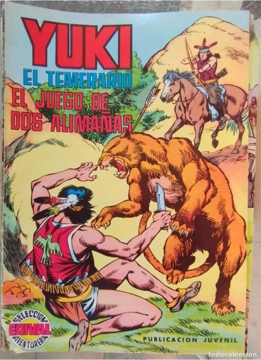 Tebeos: YUKI EL TEMERARIO N.&ordm; 9 EL JUEGO DE DOS ALIMA&Ntilde;AS EDIVAL SELECCI&Oacute;N AVENTURERA