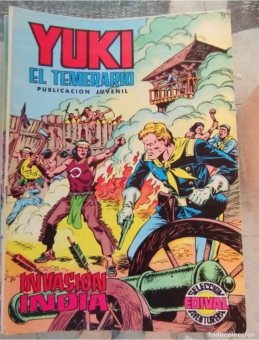 Tebeos: YUKI EL TEMERARIO N.&ordm; 2 LA INVASION INDIA EDIVAL SELECCI&Oacute;N AVENTURERA