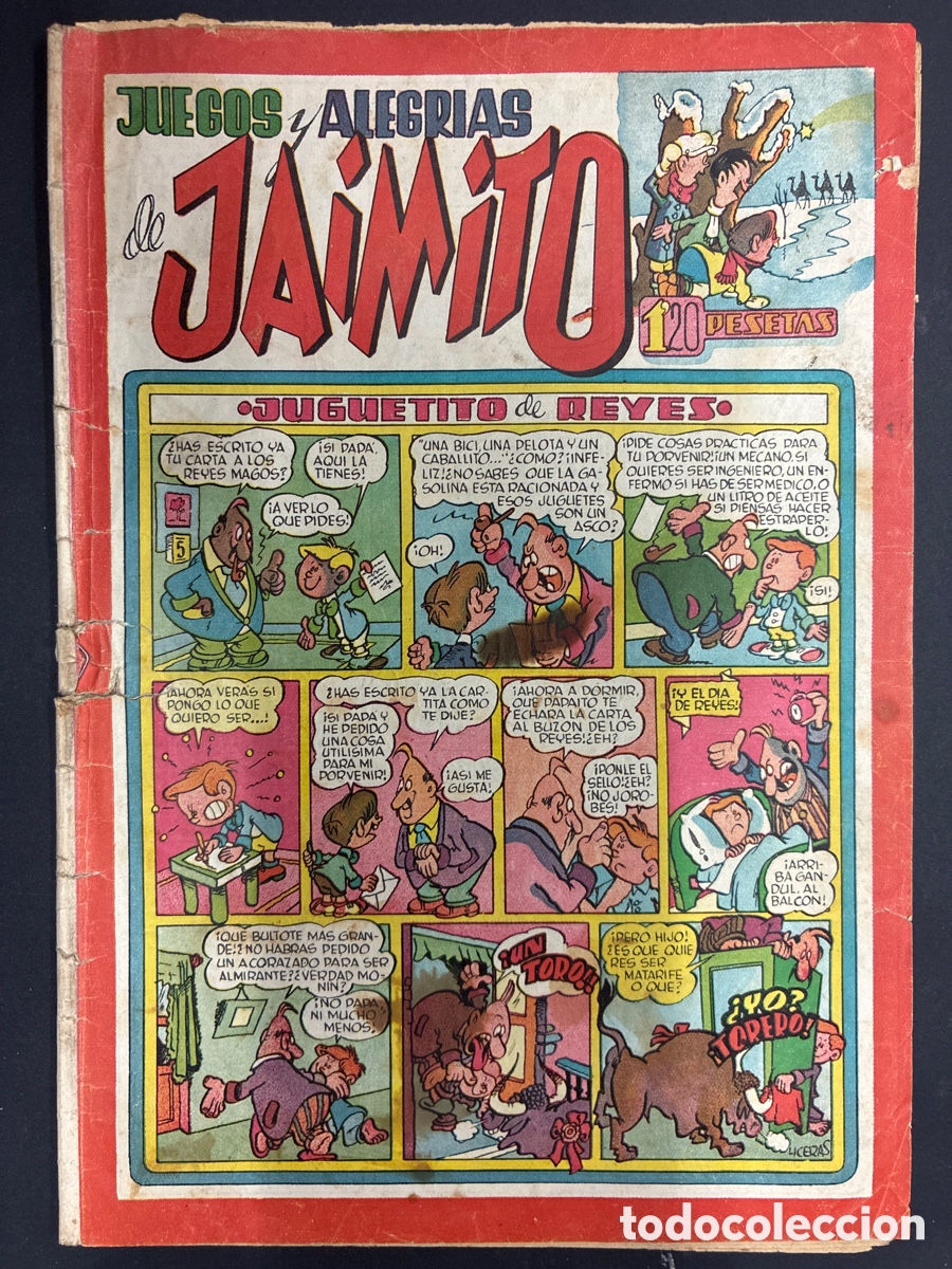 Tebeos: COMIC JUEGOS Y ALEGRIAS DE JAIMITO N&ordm; 78 EDITORIAL VALENCIANA