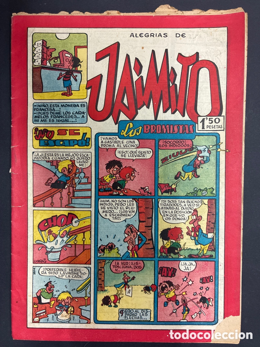 Tebeos: COMIC ALEGRIAS DE JAIMITO N&ordm; 143 EDITORIAL VALENCIANA