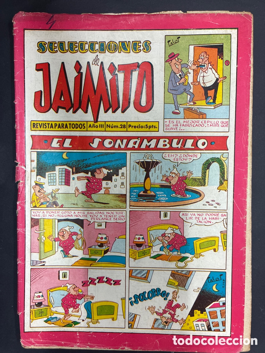 Tebeos: COMIC SELECCIONES DE JAIMITO N&ordm; 28 EDITORIAL VALENCIANA