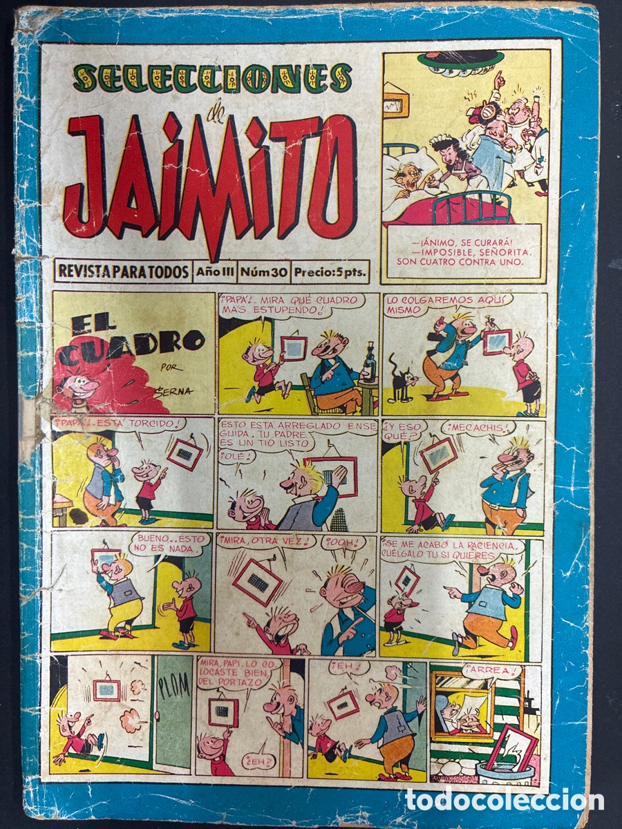 Tebeos: COMIC SELECCIONES DE JAIMITO N&ordm; 30 EDITORIAL VALENCIANA