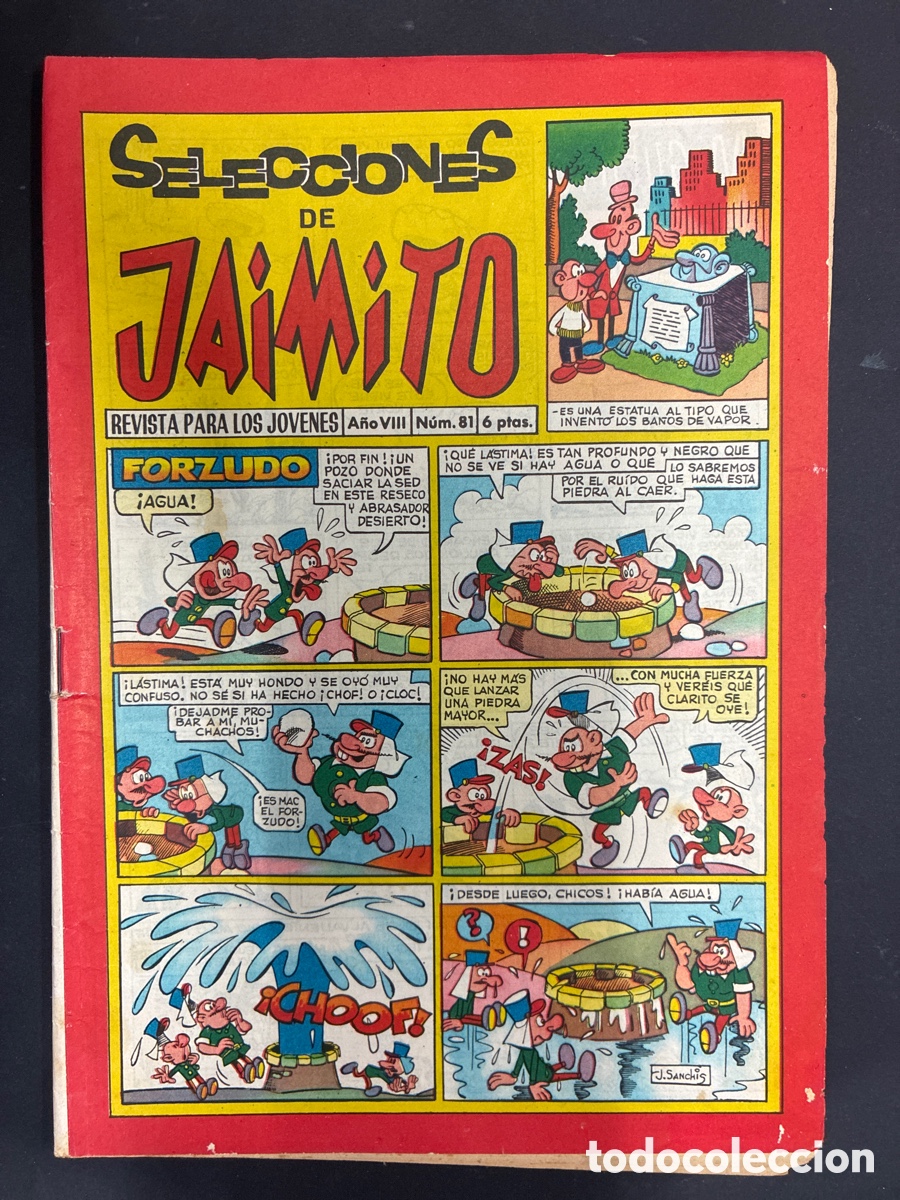 Tebeos: COMIC SELECCIONES DE JAIMITO N&ordm; 81 EDITORIAL VALENCIANA