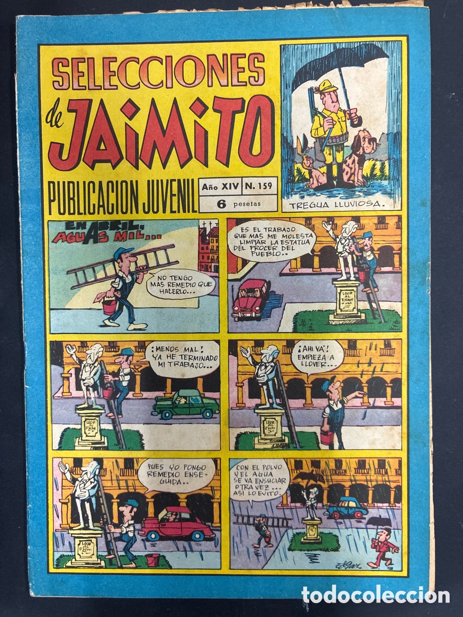 Tebeos: COMIC SELECCIONES DE JAIMITO N&ordm; 159 EDITORIAL VALENCIANA