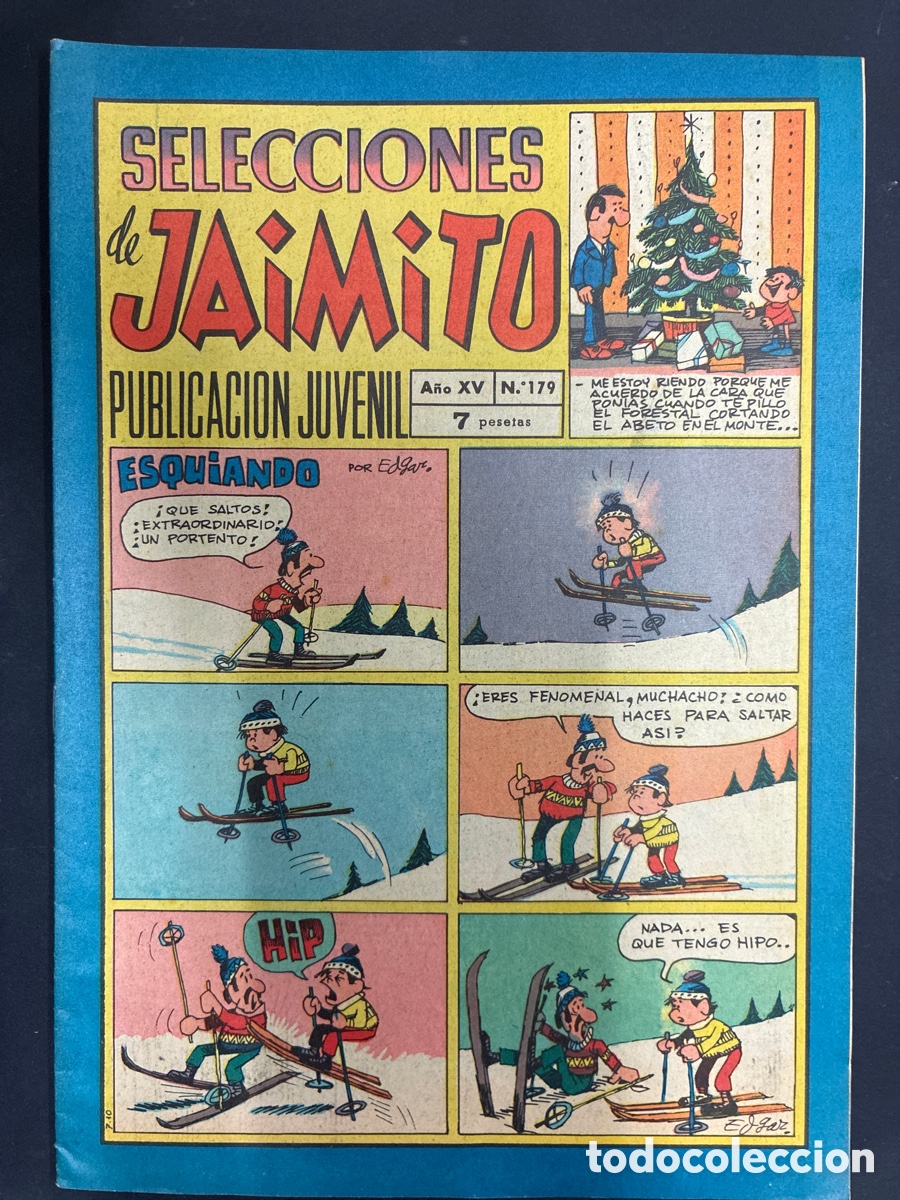 Tebeos: COMIC SELECCIONES DE JAIMITO N&ordm; 179 EDITORIAL VALENCIANA