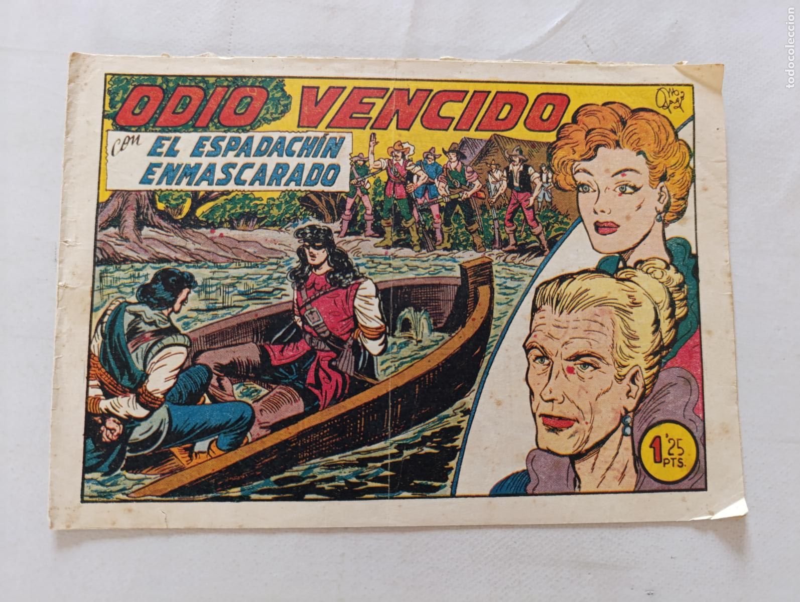 Tebeos: EL ESPADACHIN ENMASCARADO N&ordm; 180 - ODIO VENCIDO - ORIGINAL - VALENCIANA (HV)