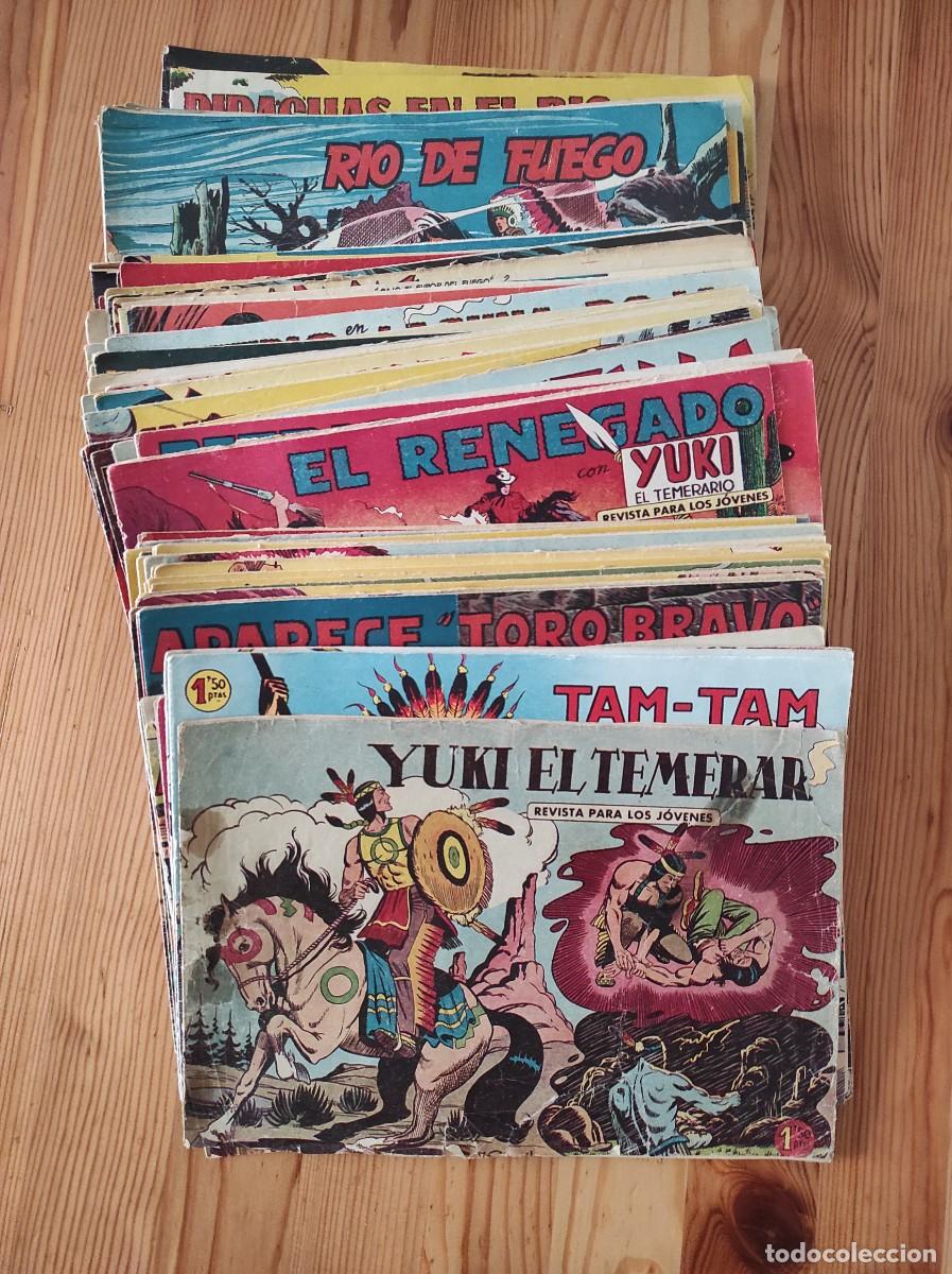 Tebeos: COLECCI&Oacute;N COMPLETA ORIGINAL YUKI EL TEMERARIO - 112 N&Uacute;MEROS - EDITORIAL VALENCIANA 1958