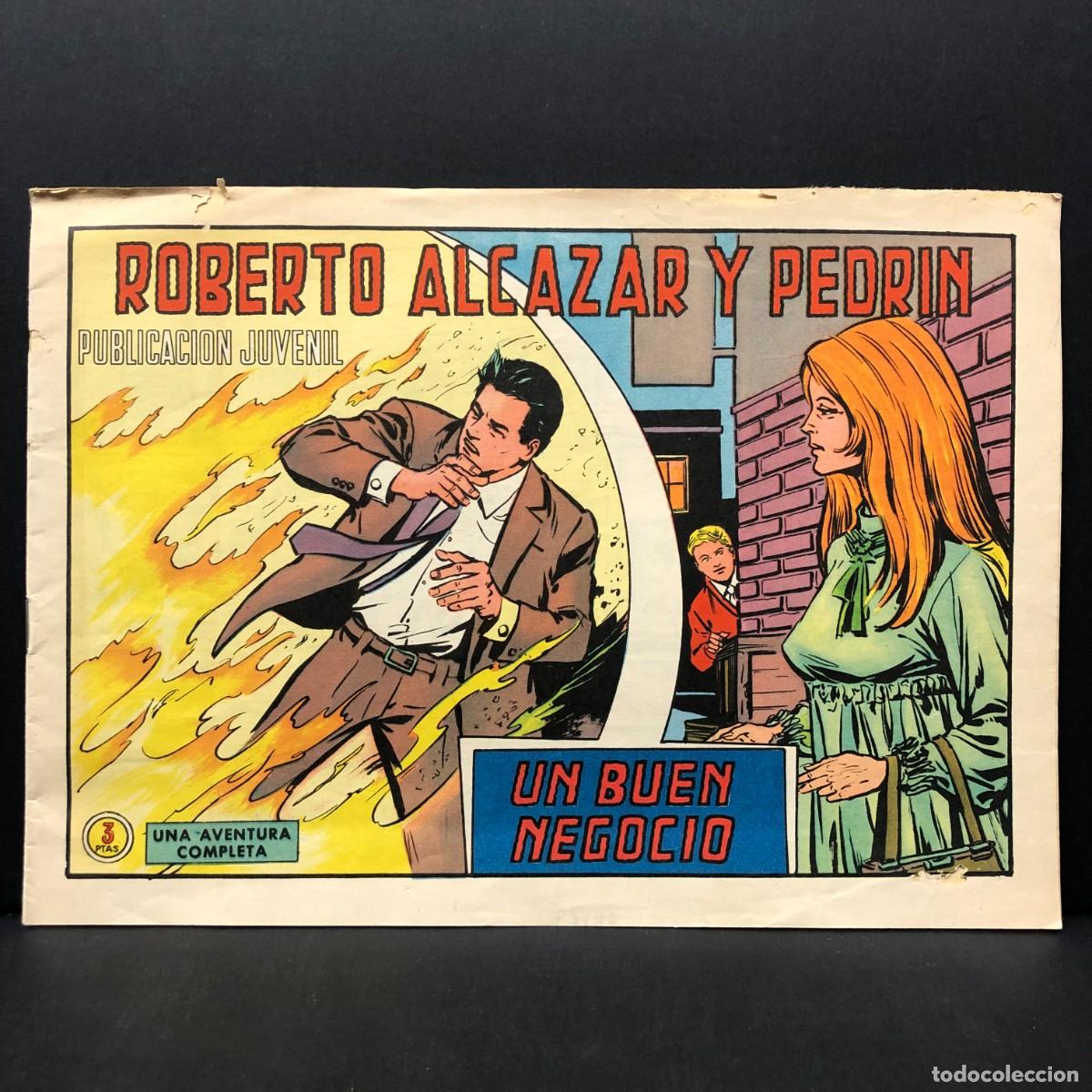 Tebeos: ROBERTO ALCAZAR Y PEDRIN - UN BUEN NEGOCIO - UNA AVENTURA COMPLETA - VALENCIANA - N&ordm; 1038 / 232