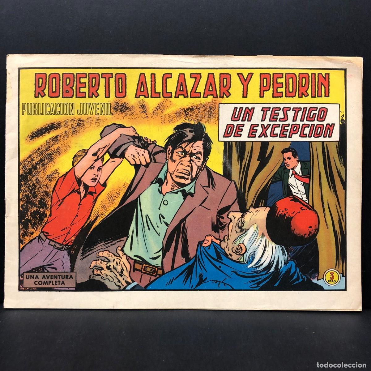 Tebeos: ROBERTO ALCAZAR Y PEDRIN - UN TESTIGO DE EXCEPCION - UNA AVENTURA COMPLETA VALENCIANA N&ordm; 1042 / 233