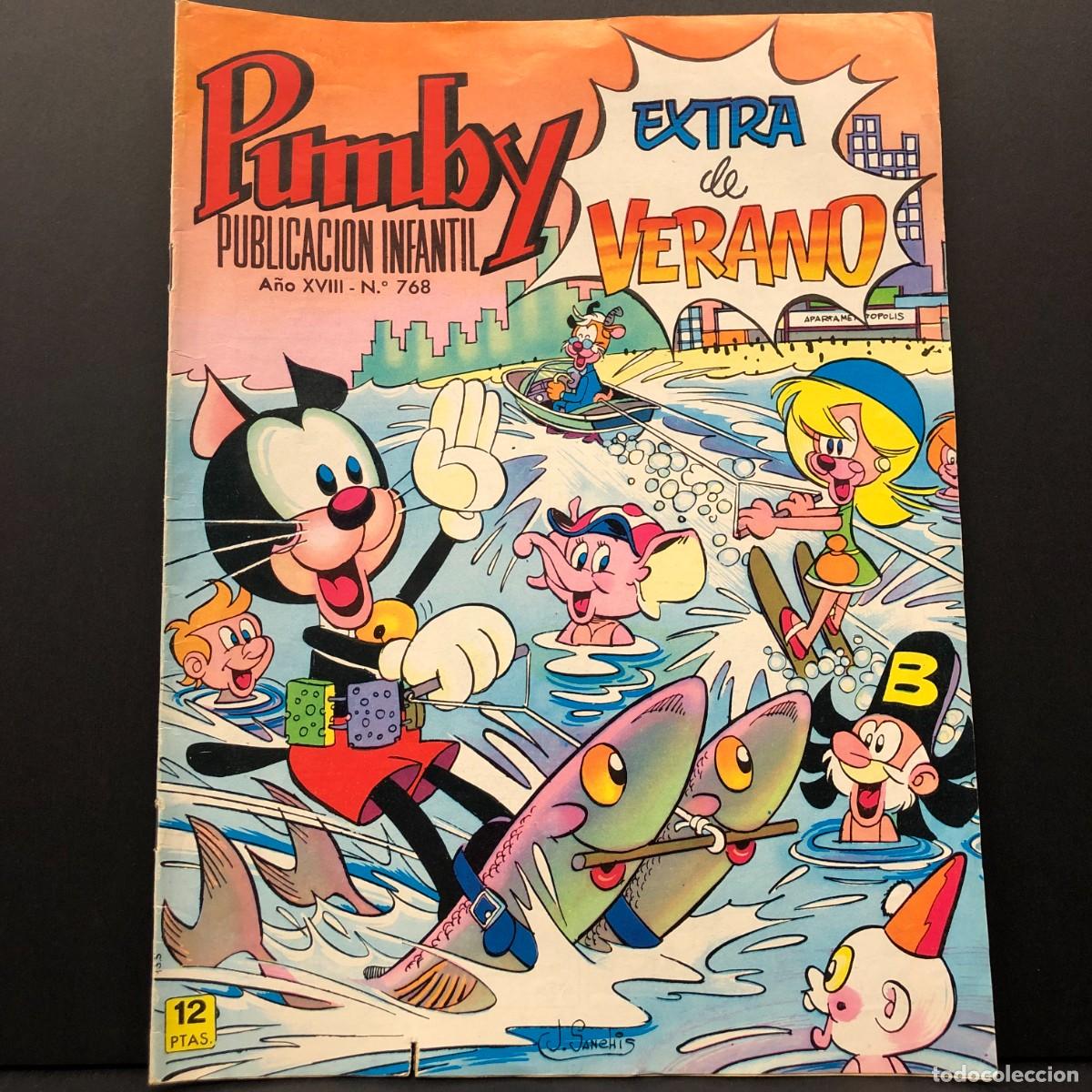Tebeos: PUMBY - J. SANCHIS - EXTRA DE VERANO - A&Ntilde;O XVIII - N&ordm; 768 - TEBEO - COMIC / 286