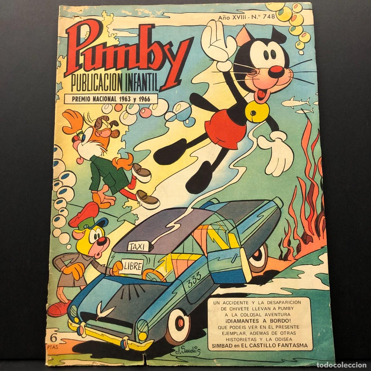 Tebeos: PUMBY - J. SANCHIS - PUBLICACION INFANTIL - A&Ntilde;O XVIII - N&ordm; 748 - TEBEO - COMIC / 288