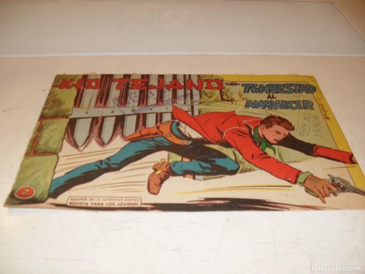 Tebeos: (ORIGINAL)KID TEJANO N&ordm; 53,TEMPESTAD AL AMANECER,DE 55.VALENCIANA,1961