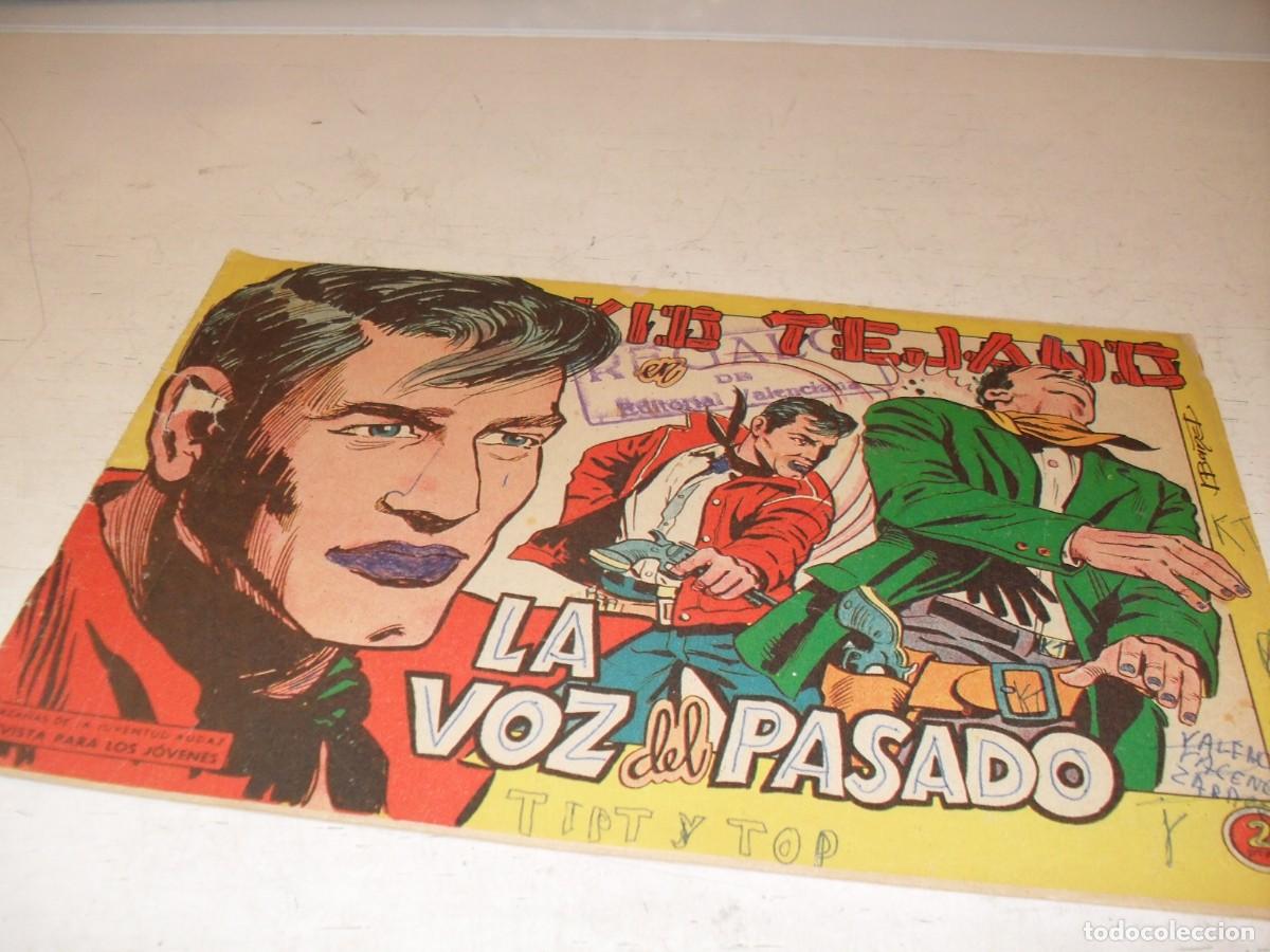 Tebeos: (ORIGINAL)KID TEJANO N&ordm; 50,LA VOZ DEL PASADO,DE 55.VALENCIANA,1961