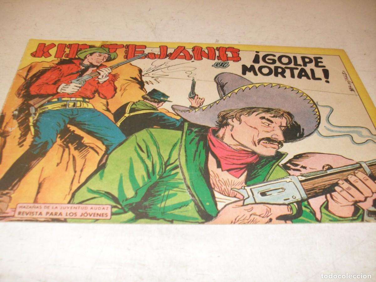Tebeos: (ORIGINAL)KID TEJANO N&ordm; 30,GOLPE MORTAL,DE 55.VALENCIANA,1961
