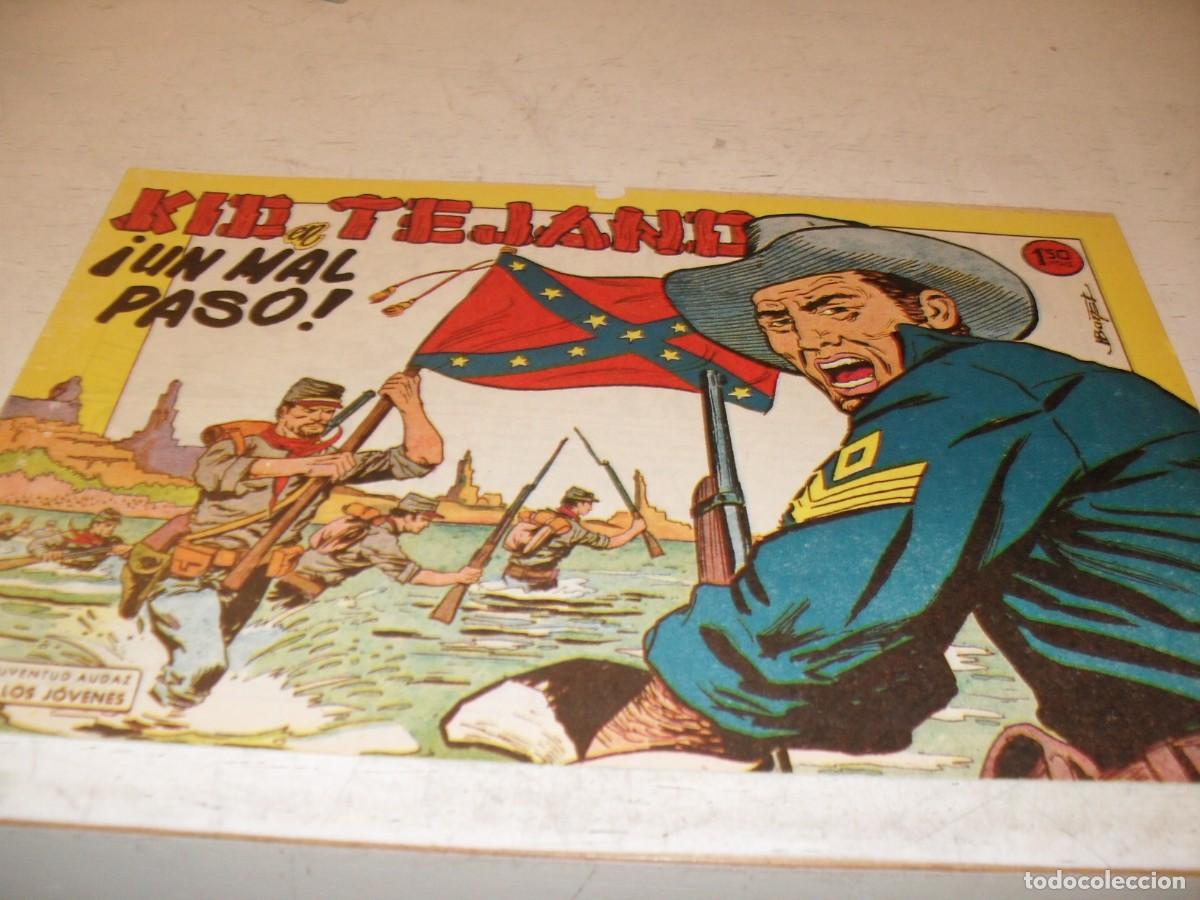 Tebeos: (ORIGINAL)KID TEJANO N&ordm; 27,UN MAL PASO&iexcl;&iexcl;,DE 55.VALENCIANA,1961