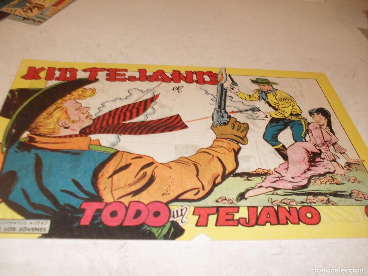 Tebeos: (ORIGINAL)KID TEJANO N&ordm; 25,TODO UN TEJANO,DE 55.VALENCIANA,1961
