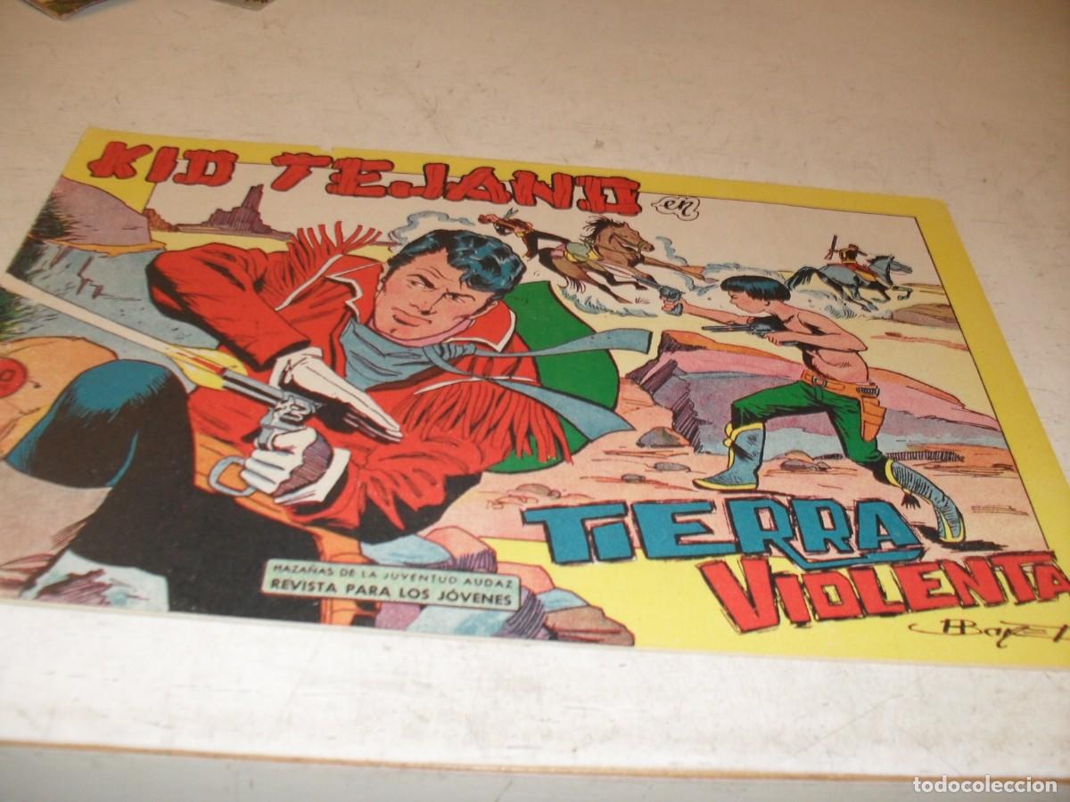 Tebeos: (ORIGINAL)KID TEJANO N&ordm; 22,TIERRA VIOLENTA,DE 55.VALENCIANA,1961