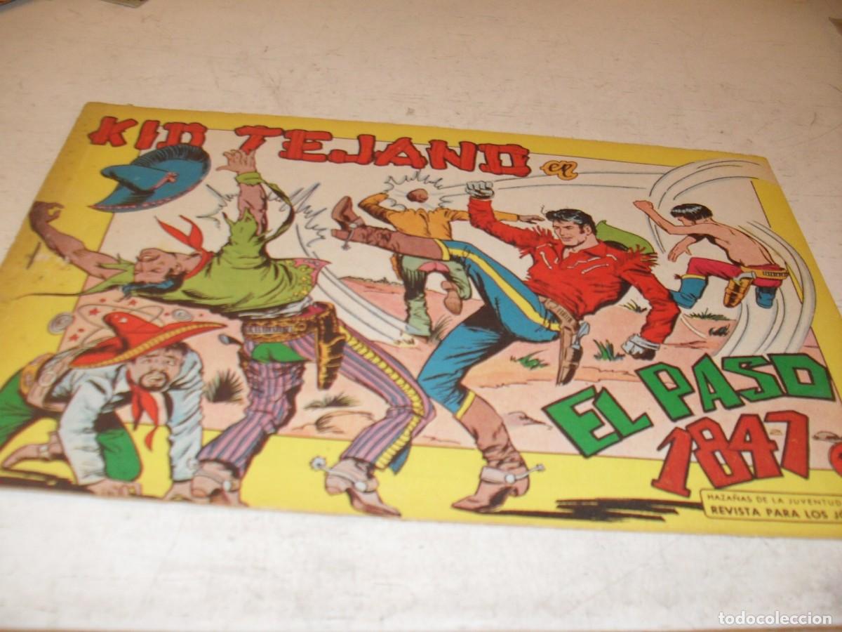 Tebeos: (ORIGINAL)KID TEJANO N&ordm; 21,EL PASO 1847,DE 55.VALENCIANA,1961