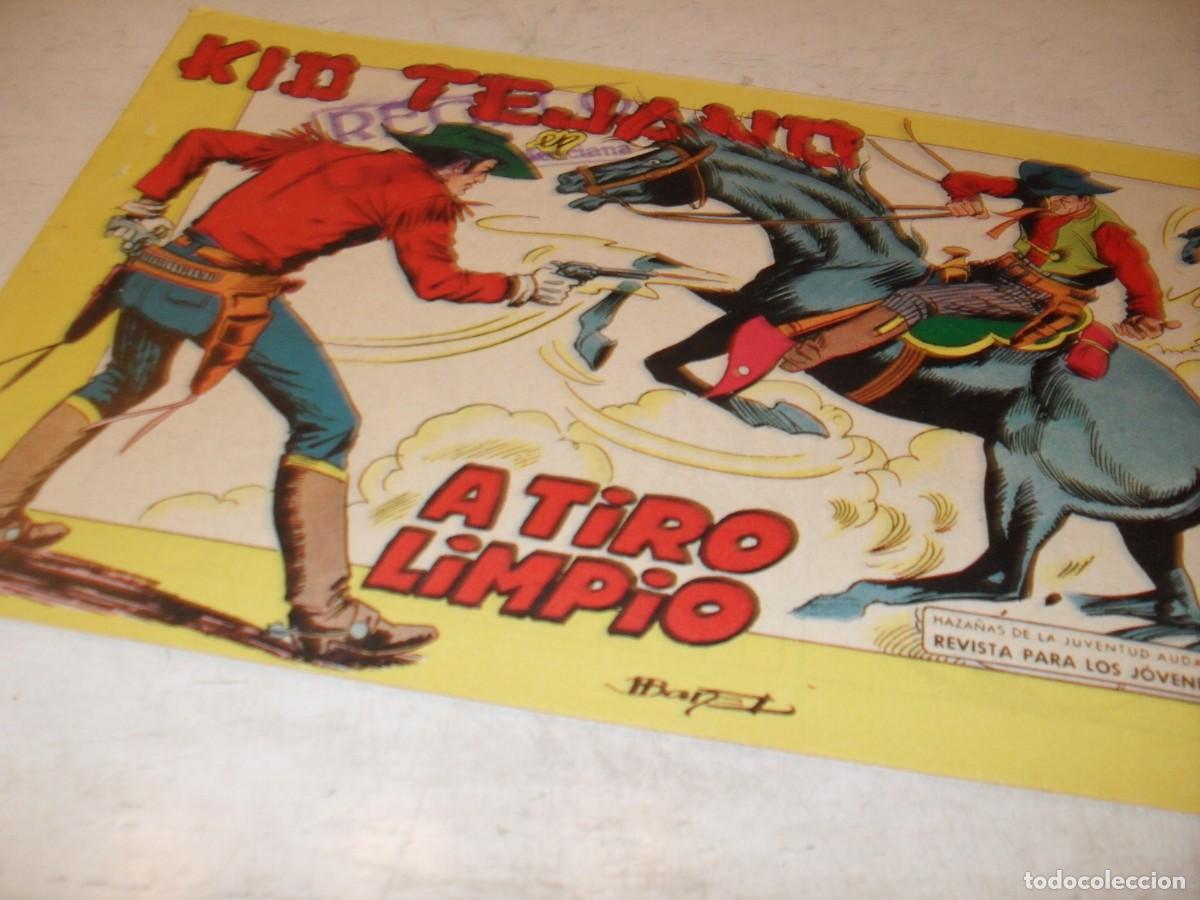 Tebeos: (ORIGINAL)KID TEJANO N&ordm; 13,A TIRO LIMPIO,DE 55.VALENCIANA,1961