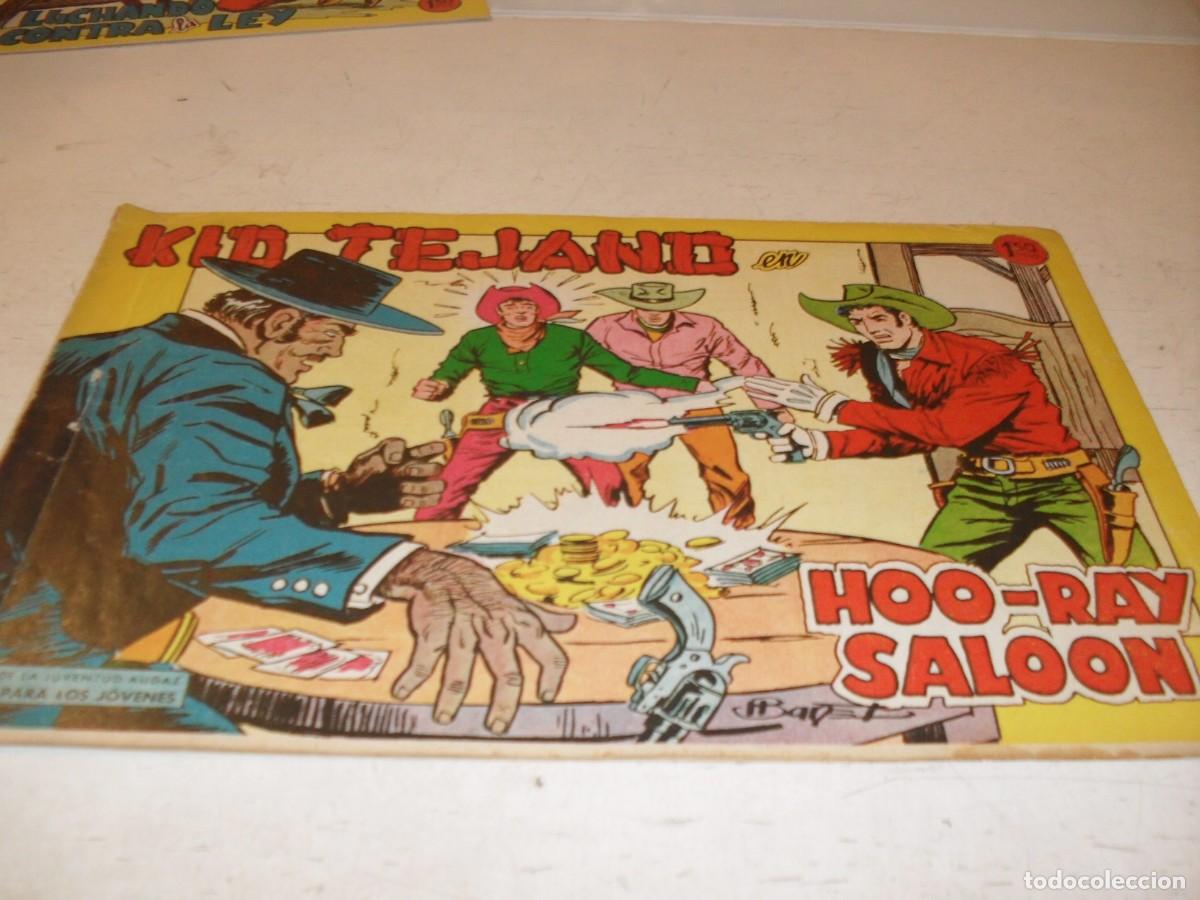 Tebeos: (ORIGINAL)KID TEJANO N&ordm; 10,HOO-RAY SALOON,DE 55.VALENCIANA,1961