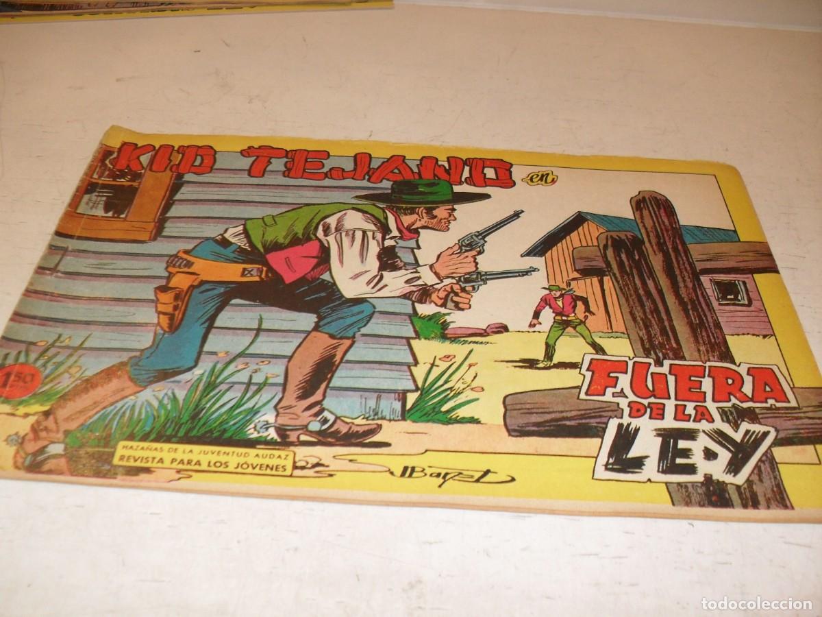 Tebeos: (ORIGINAL)KID TEJANO N&ordm; 8,FUERA DE LA LEY,DE 55.VALENCIANA,1961