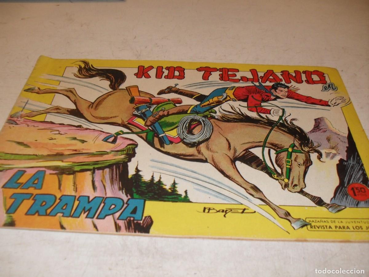 Tebeos: (ORIGINAL)KID TEJANO N&ordm; 5,LA TRAMPA,DE 55.VALENCIANA,1961