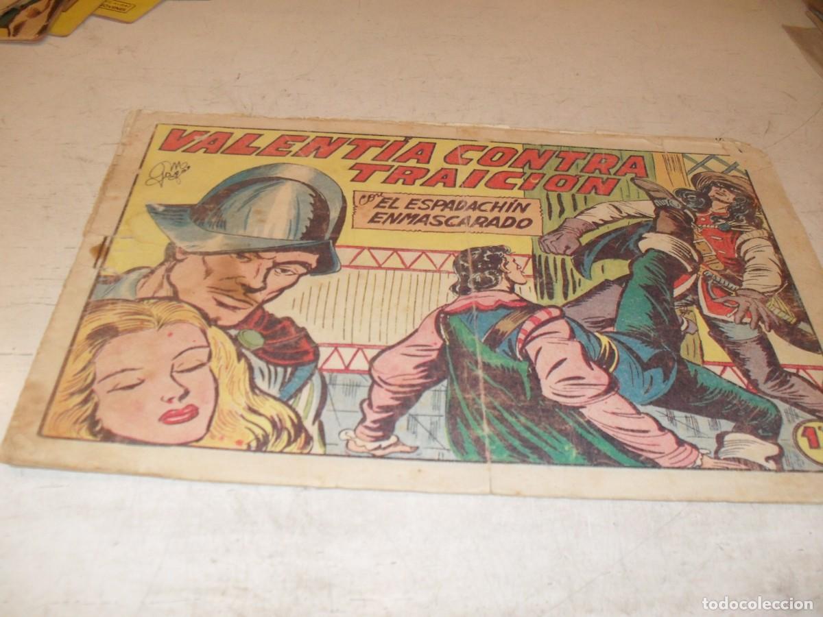 Tebeos: (ORIGINAL)EL ESPADACHIN ENMASCARADO N&ordm; 150,VALENTIA CONTRA TRAICION,DE GAGO.VALENCIANA,1952