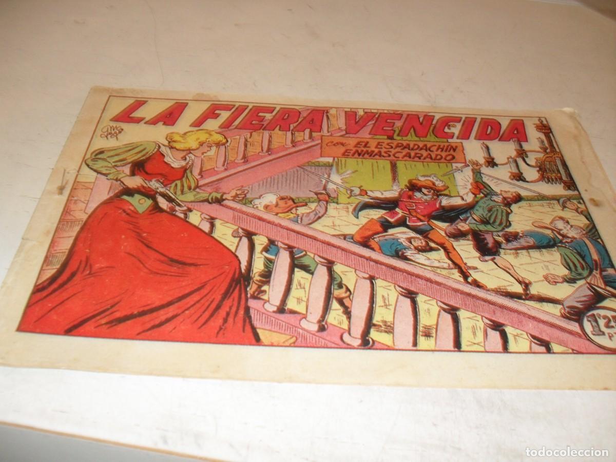 Giornalini: (ORIGINAL)EL ESPADACHIN ENMASCARADO N&ordm; 26,LA FIERA VENCIDA,DE GAGO.VALENCIANA,1952